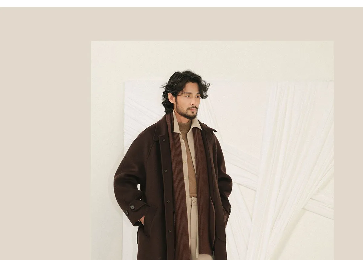 Double-Sided Wool Overcoat