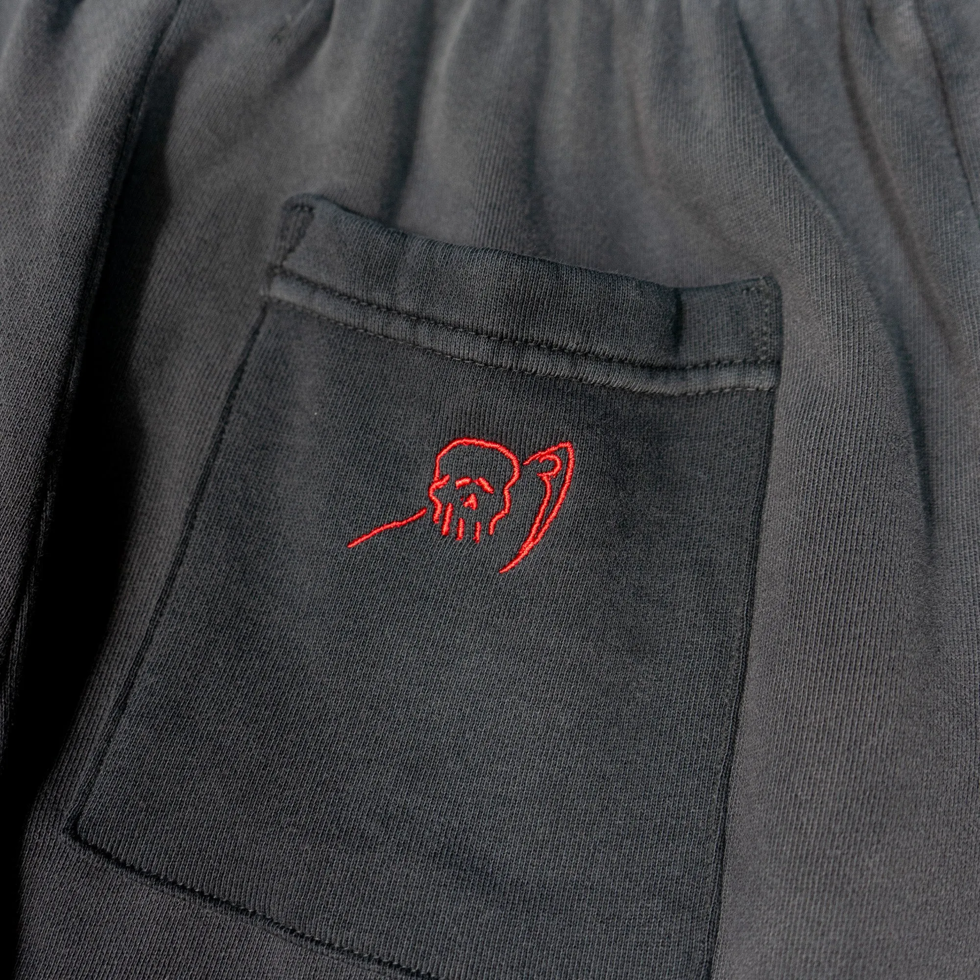 EMBROIDERED SERENITY REAPER SWEAT PANTS