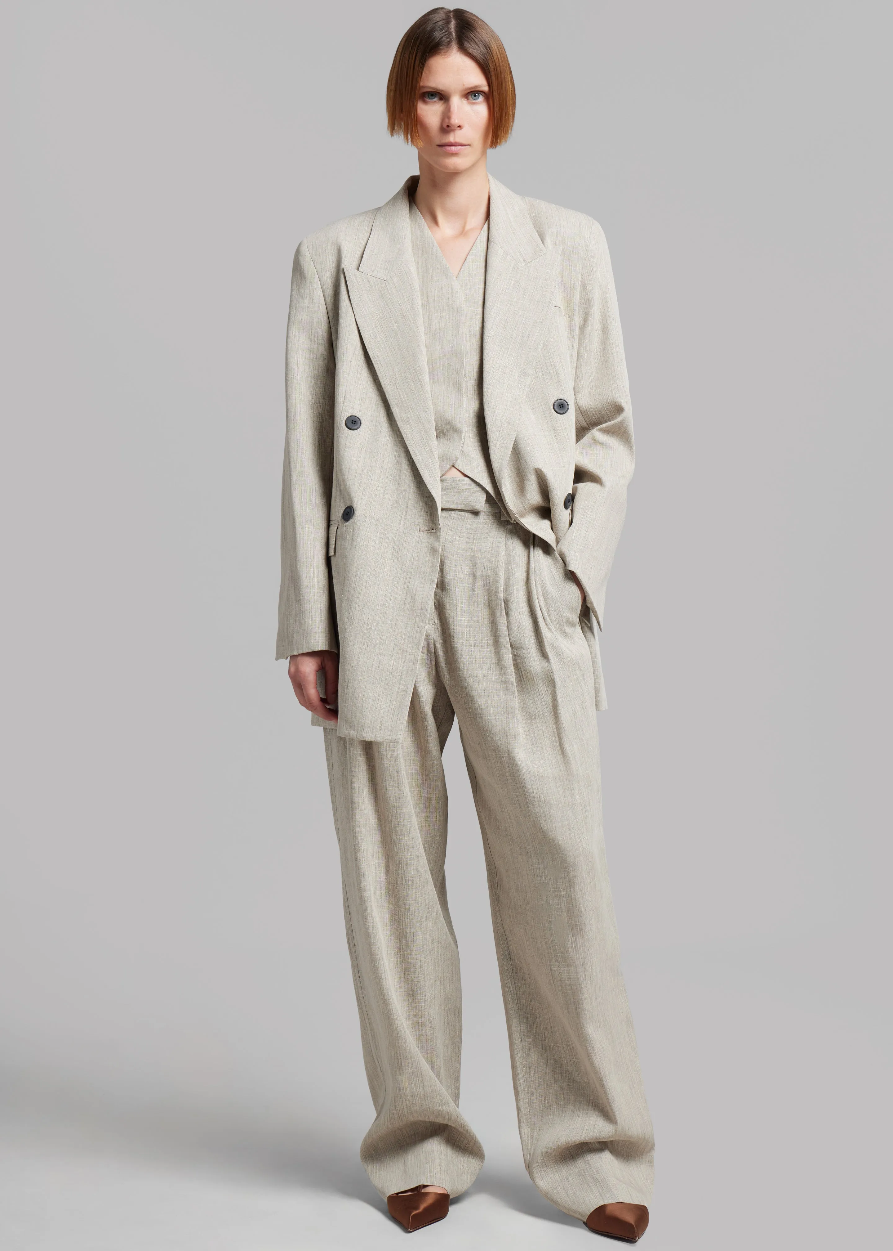 Esse Studios Bode Double Blazer - Asha Linen