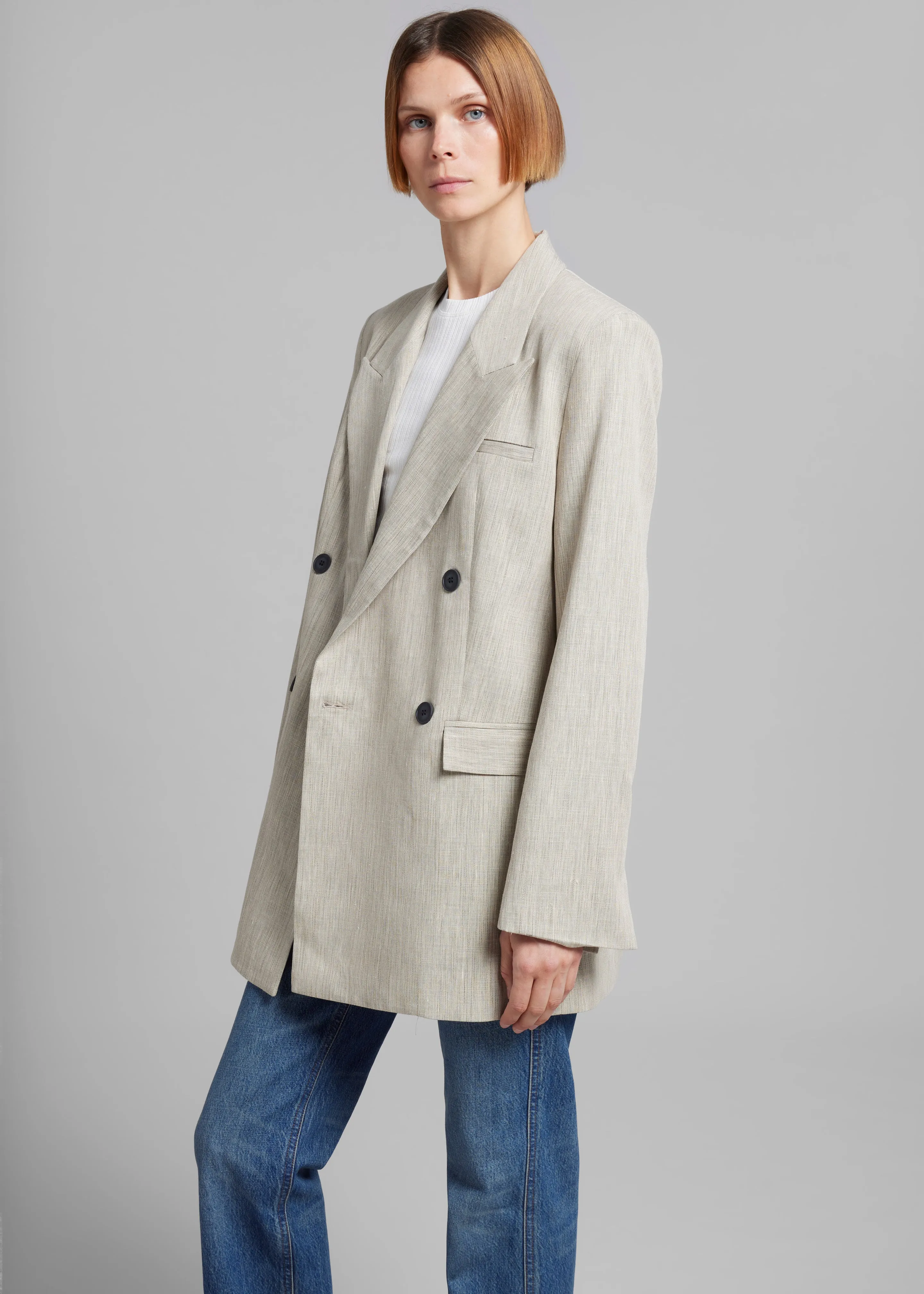 Esse Studios Bode Double Blazer - Asha Linen