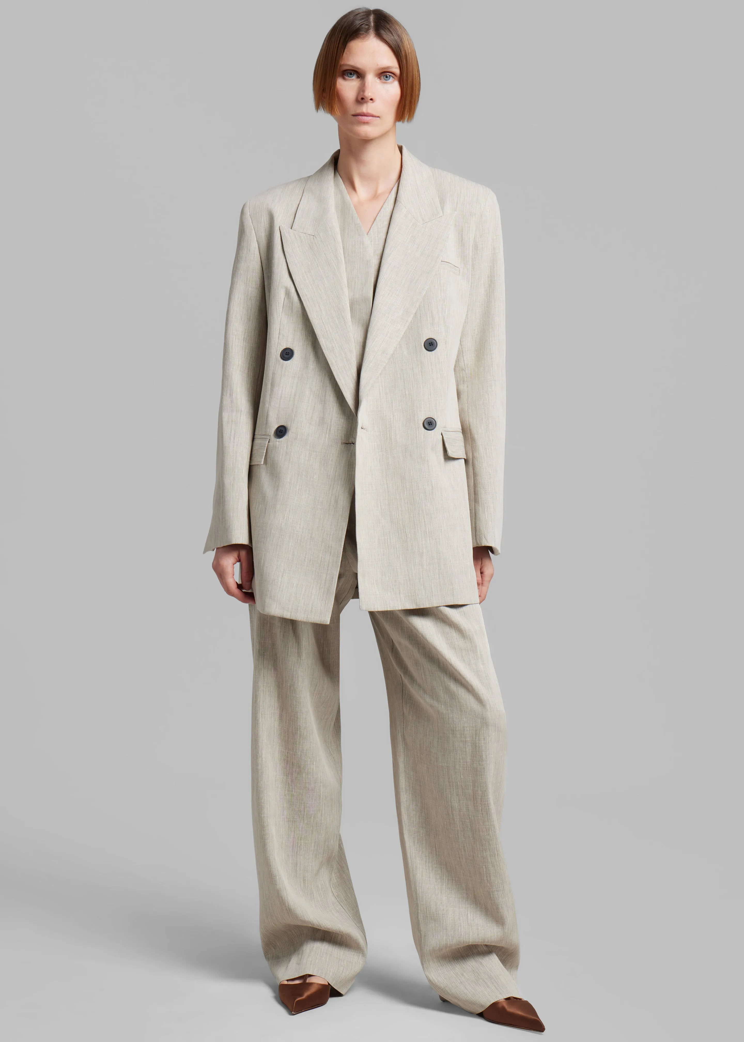 Esse Studios Bode Double Blazer - Asha Linen