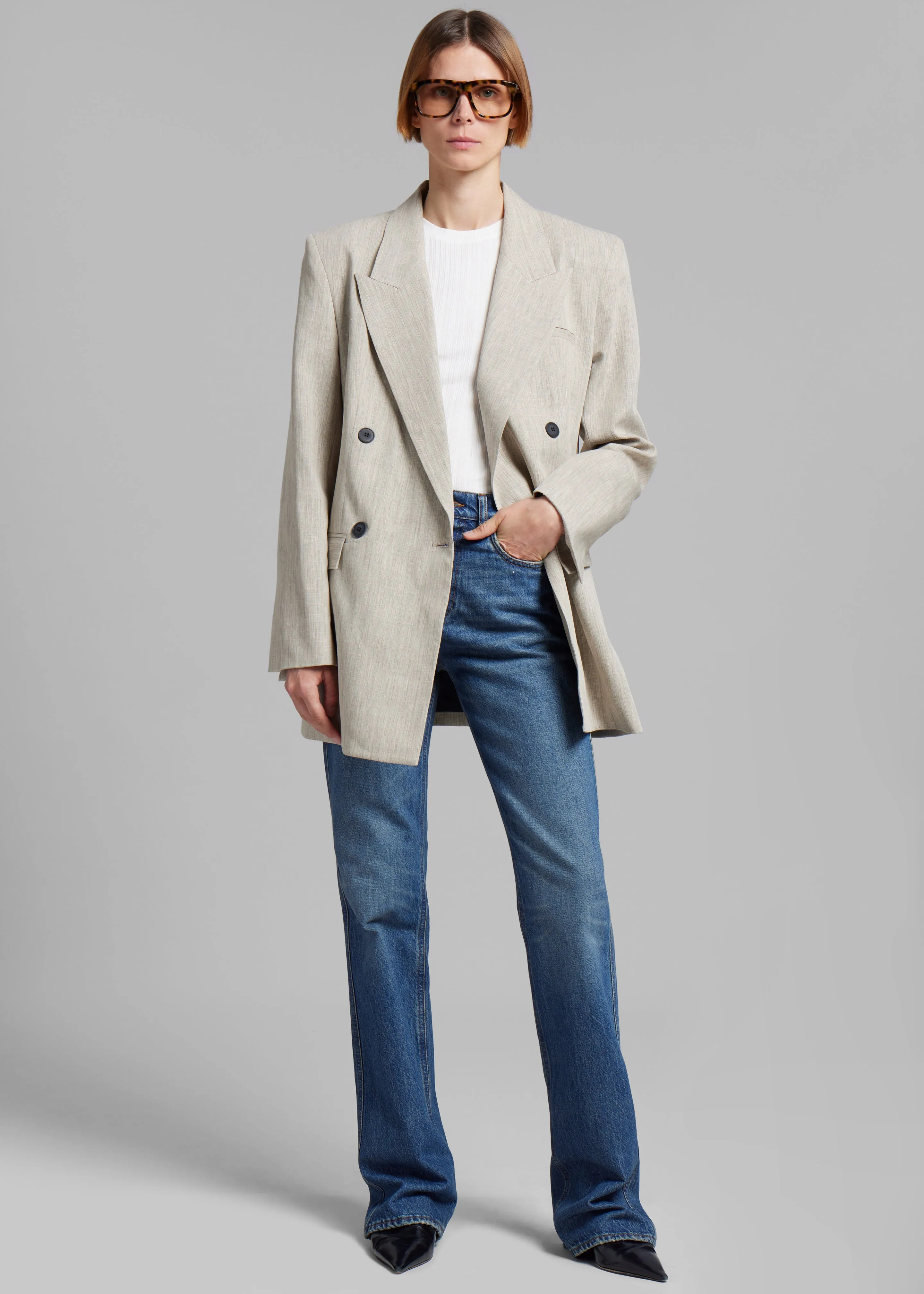 Esse Studios Bode Double Blazer - Asha Linen