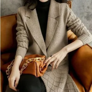 Friede - Lange Strickjacke