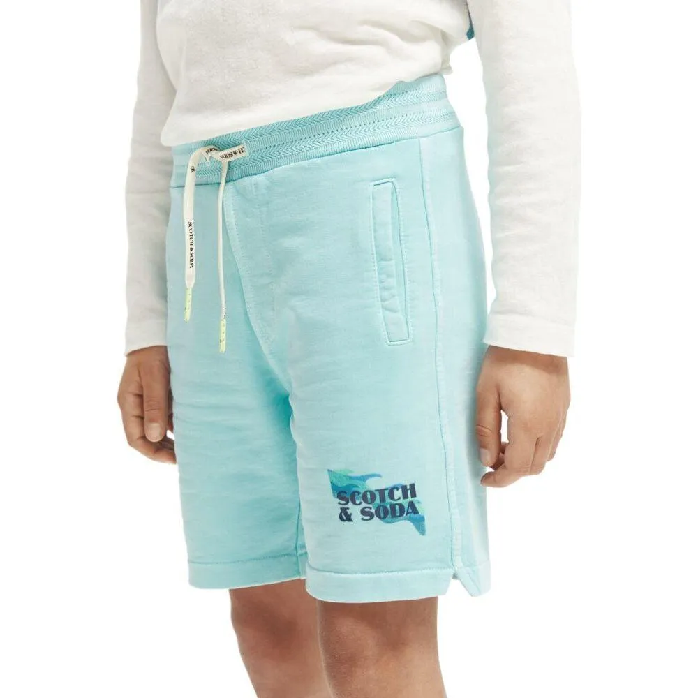 Garment Dyed Rib Sweat Short
