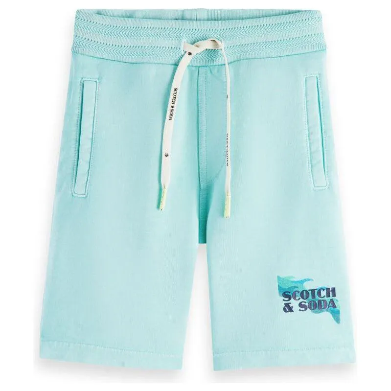 Garment Dyed Rib Sweat Short