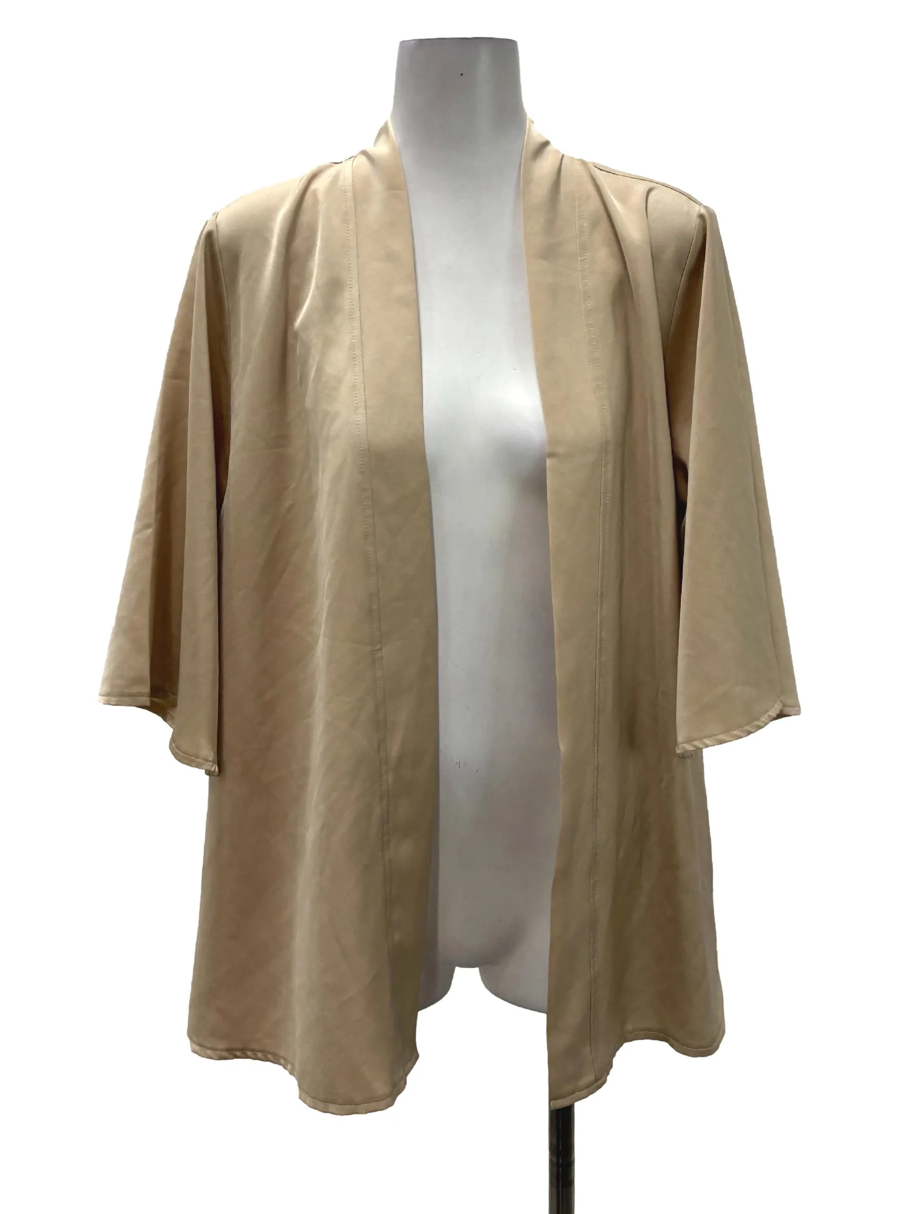 Gold Open Front Kimono