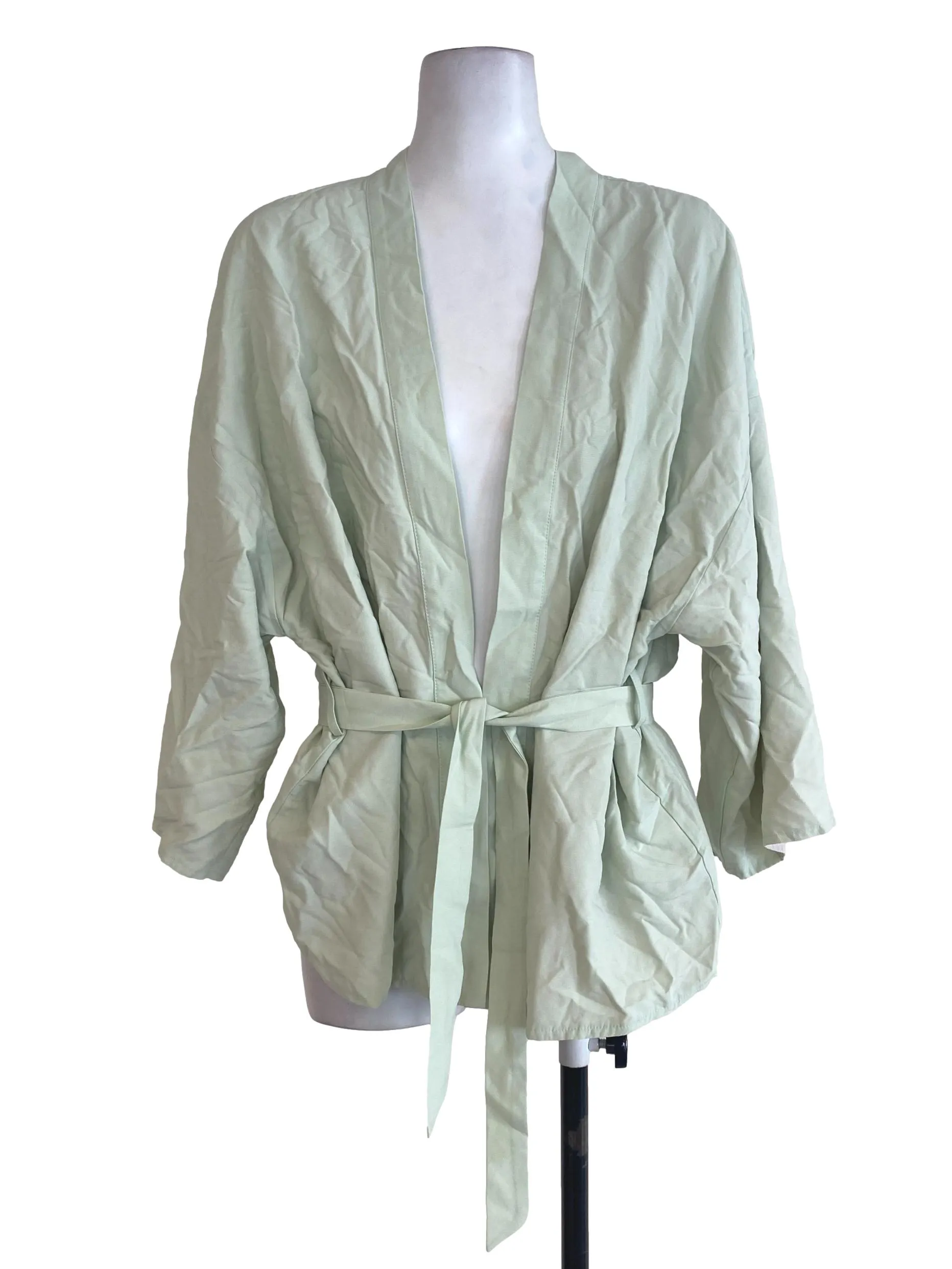 Green Plain Kimono