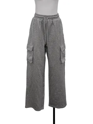 Grey Side Pocket Sweat Pants