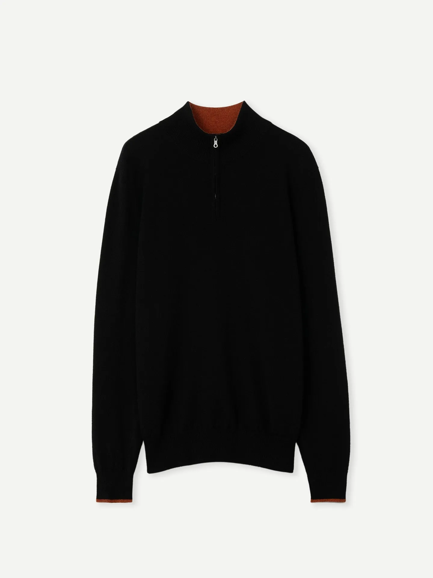 Half-Zip Cashmere Sweater