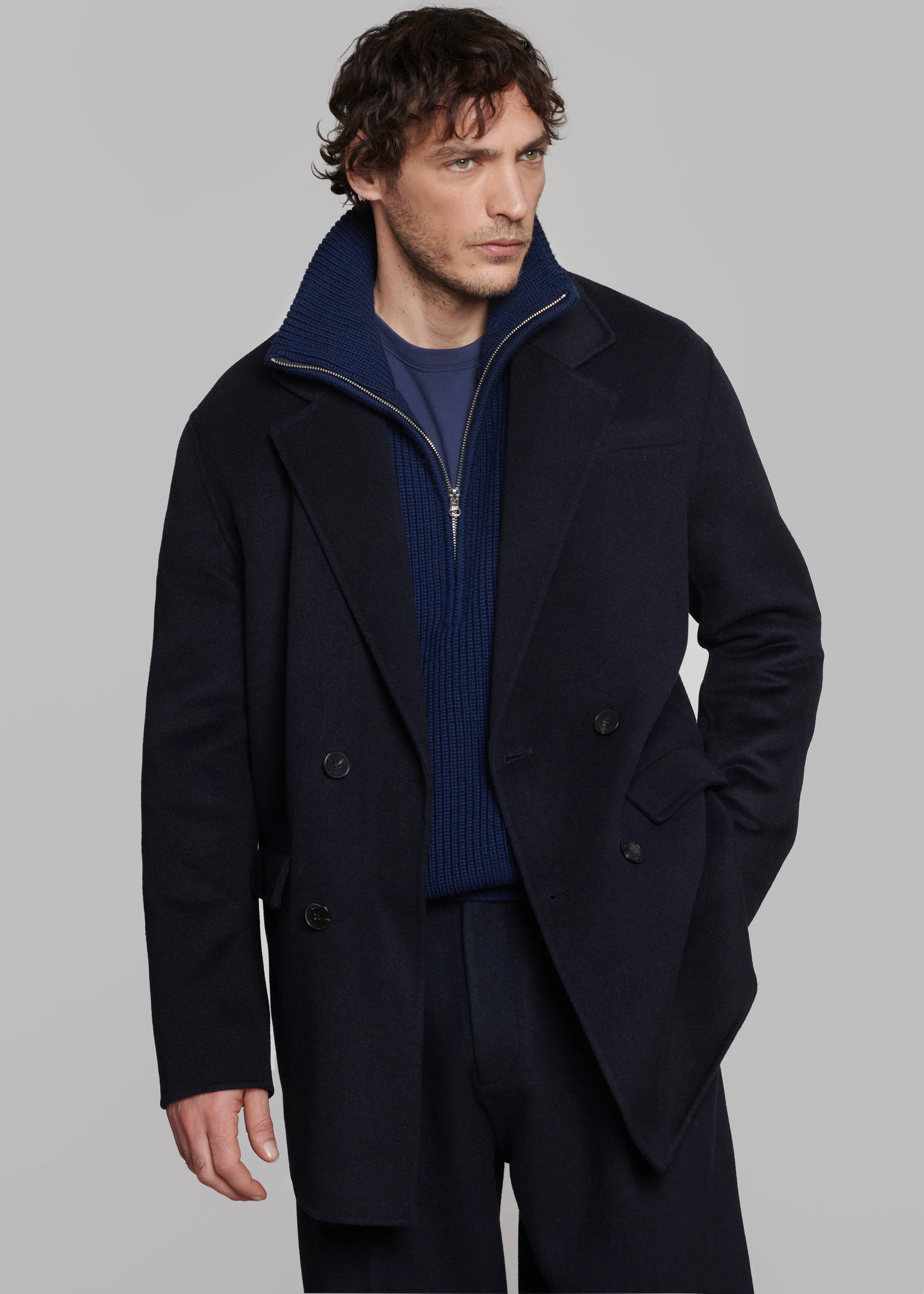 Harry Wool Blazer - Navy