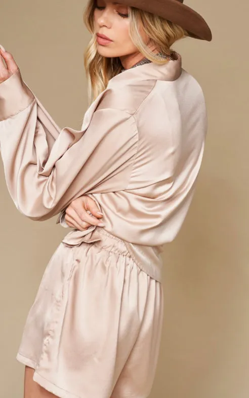 Hazel Satin Shorts
