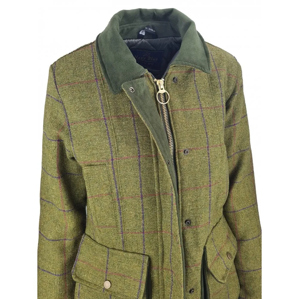 Hazy Blue Ladies Tweed Jacket