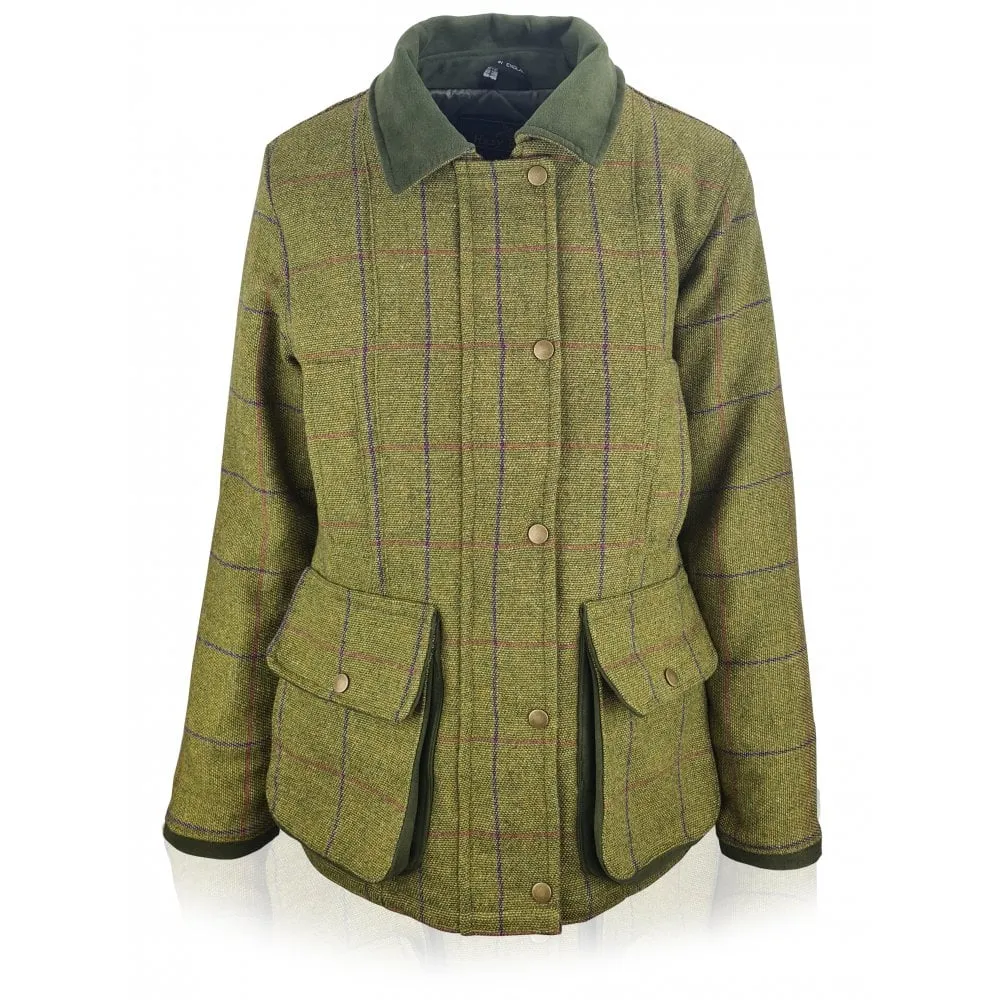 Hazy Blue Ladies Tweed Jacket