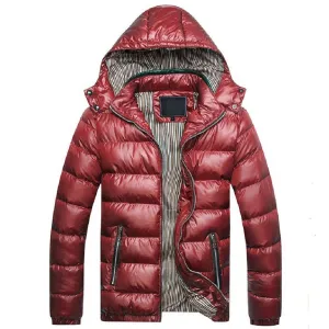 Jacket Men Warm Coat Sportswear Outwear Parka men coats and jackets Plus size M- XXXL