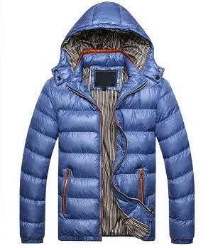 Jacket Men Warm Coat Sportswear Outwear Parka men coats and jackets Plus size M- XXXL