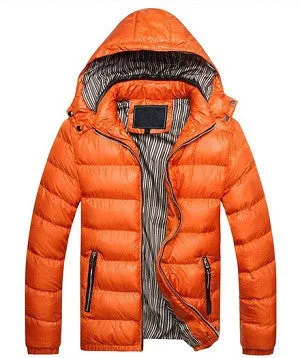 Jacket Men Warm Coat Sportswear Outwear Parka men coats and jackets Plus size M- XXXL