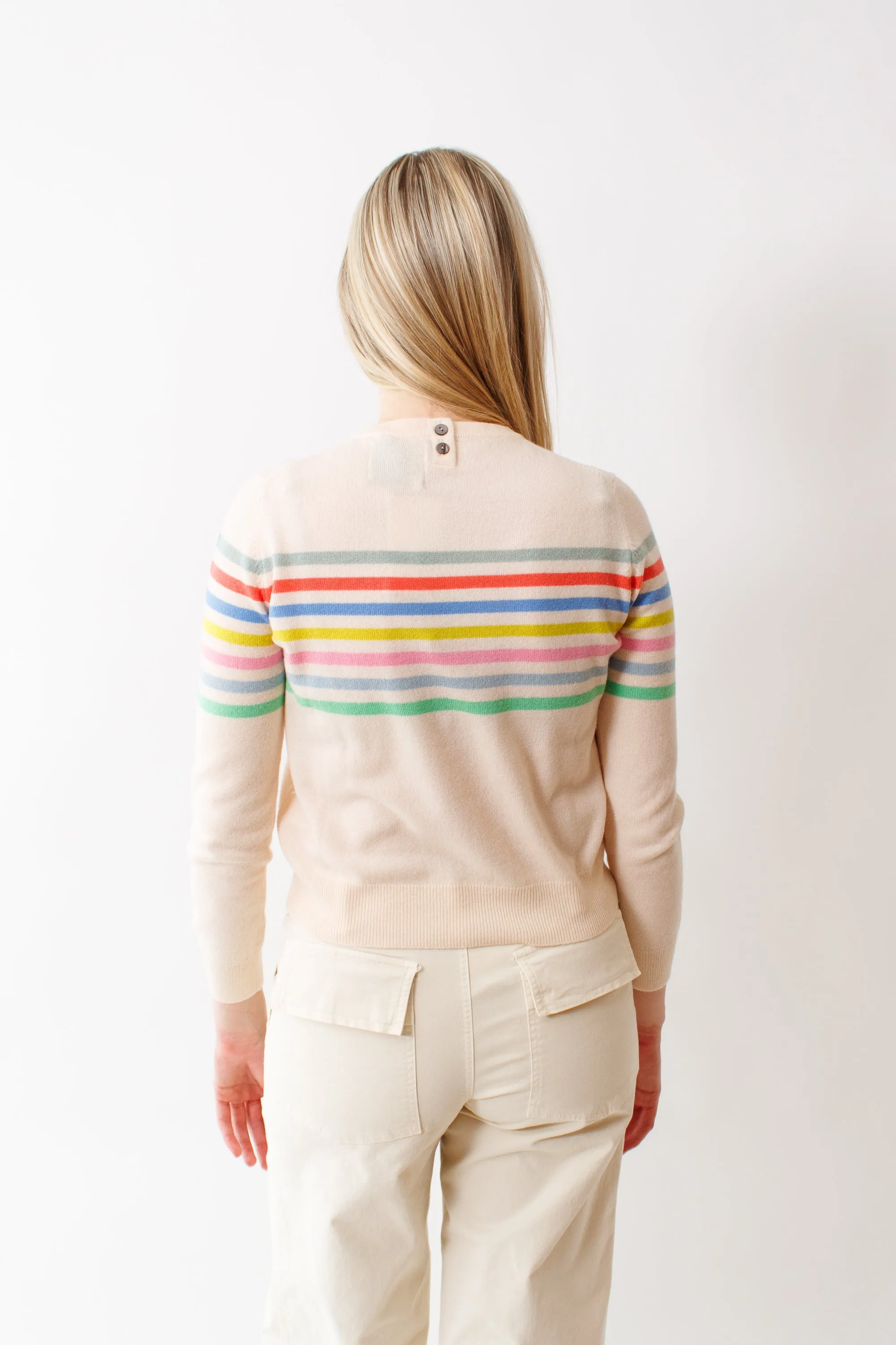 Jumper 1234 Stripe Block Crew