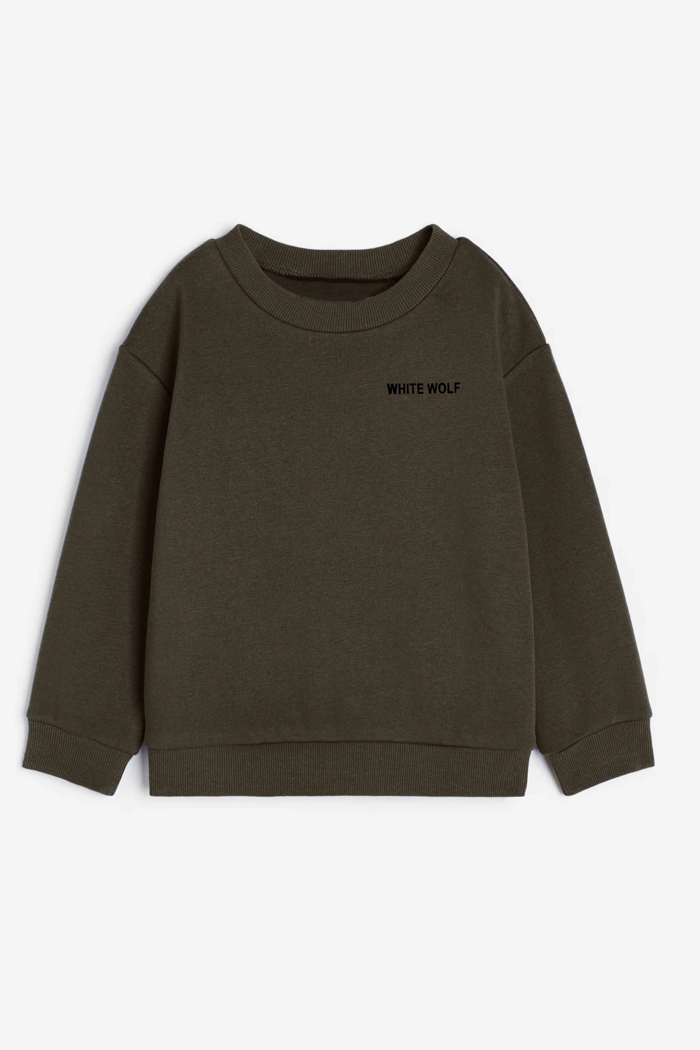 Kids Solid Unisex track suit (Terry) Brown