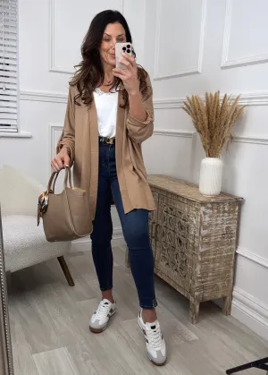 Lenore Camel Kimono Shrug