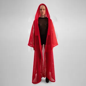 Long Net Cardigan