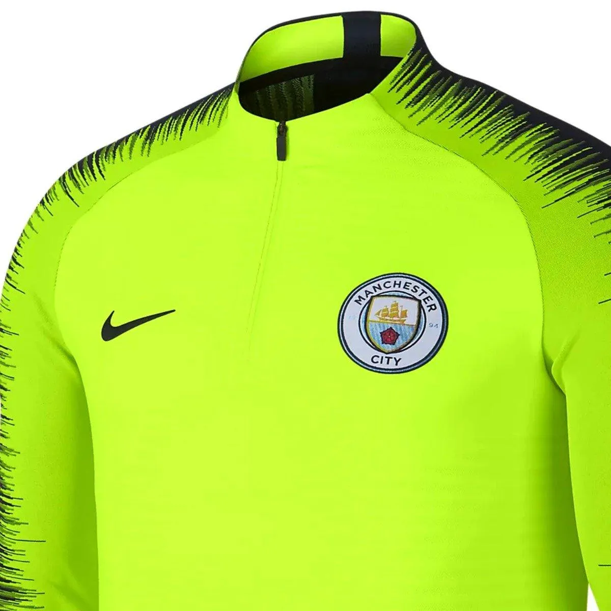 Manchester City FC fluo Vaporknit Technical Soccer Tracksuit 2019 - Nike
