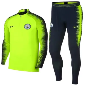 Manchester City FC fluo Vaporknit Technical Soccer Tracksuit 2019 - Nike