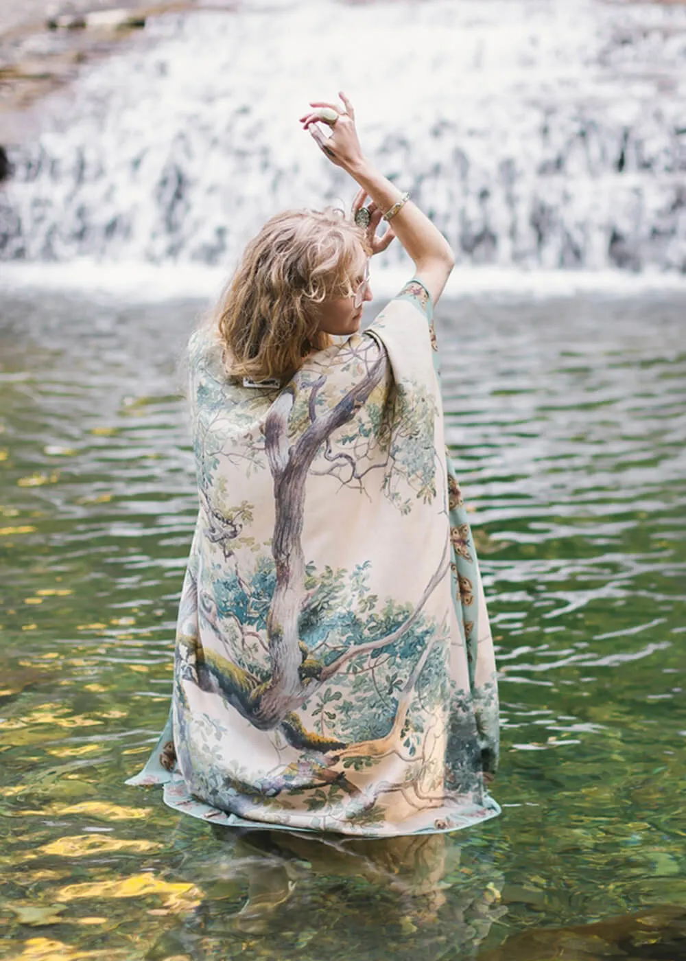 Market Of Stars Earth & Sky Long Kimono
