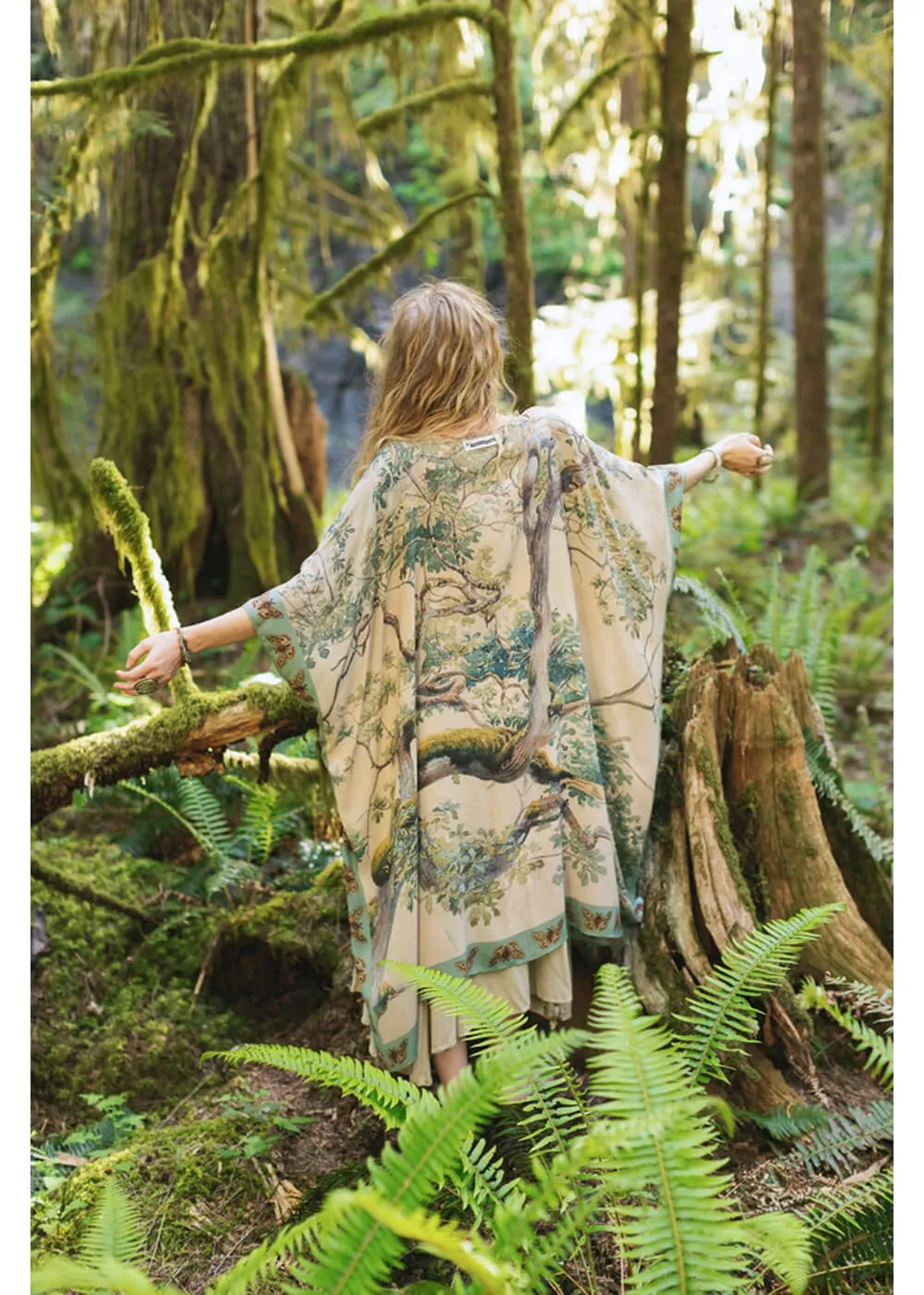Market Of Stars Earth & Sky Long Kimono