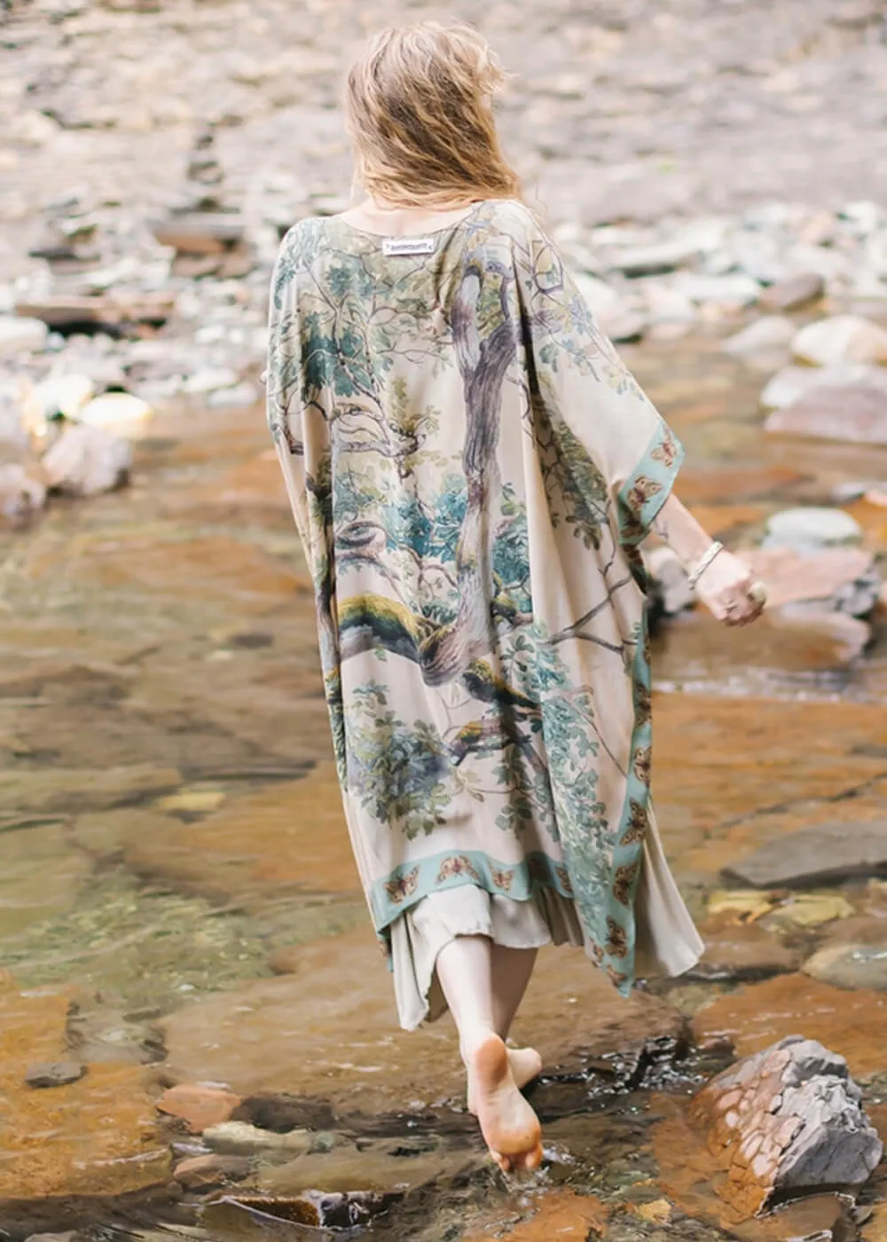 Market Of Stars Earth & Sky Long Kimono