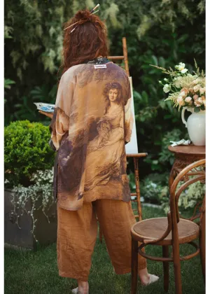Market Of Stars The Artist Midi Kimono Brown
