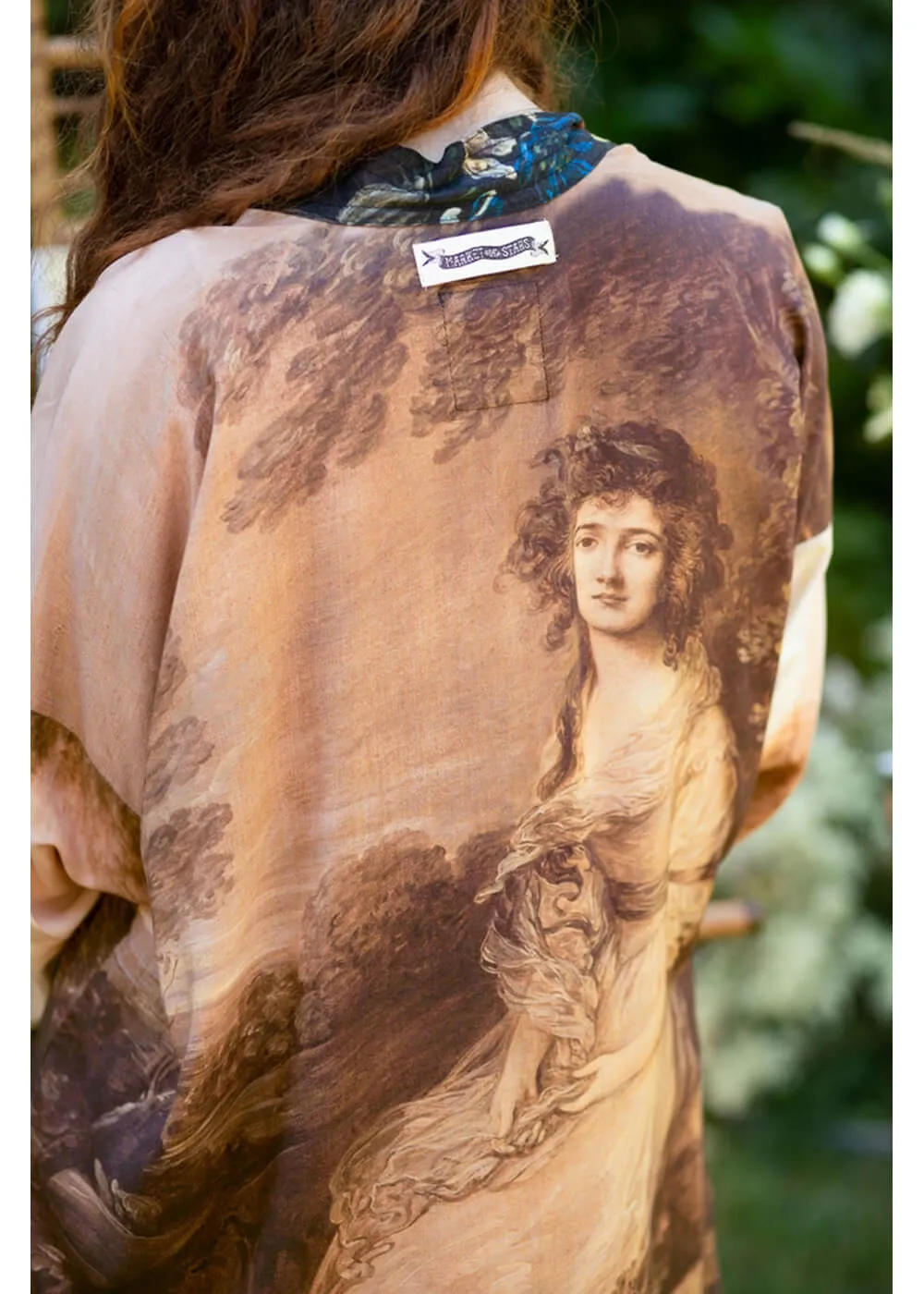 Market Of Stars The Artist Midi Kimono Brown