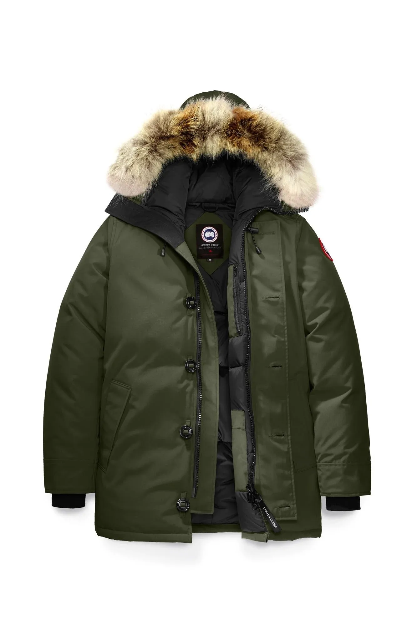 Mens Chateau Parka Fusion Fit Military Green 3426MA
