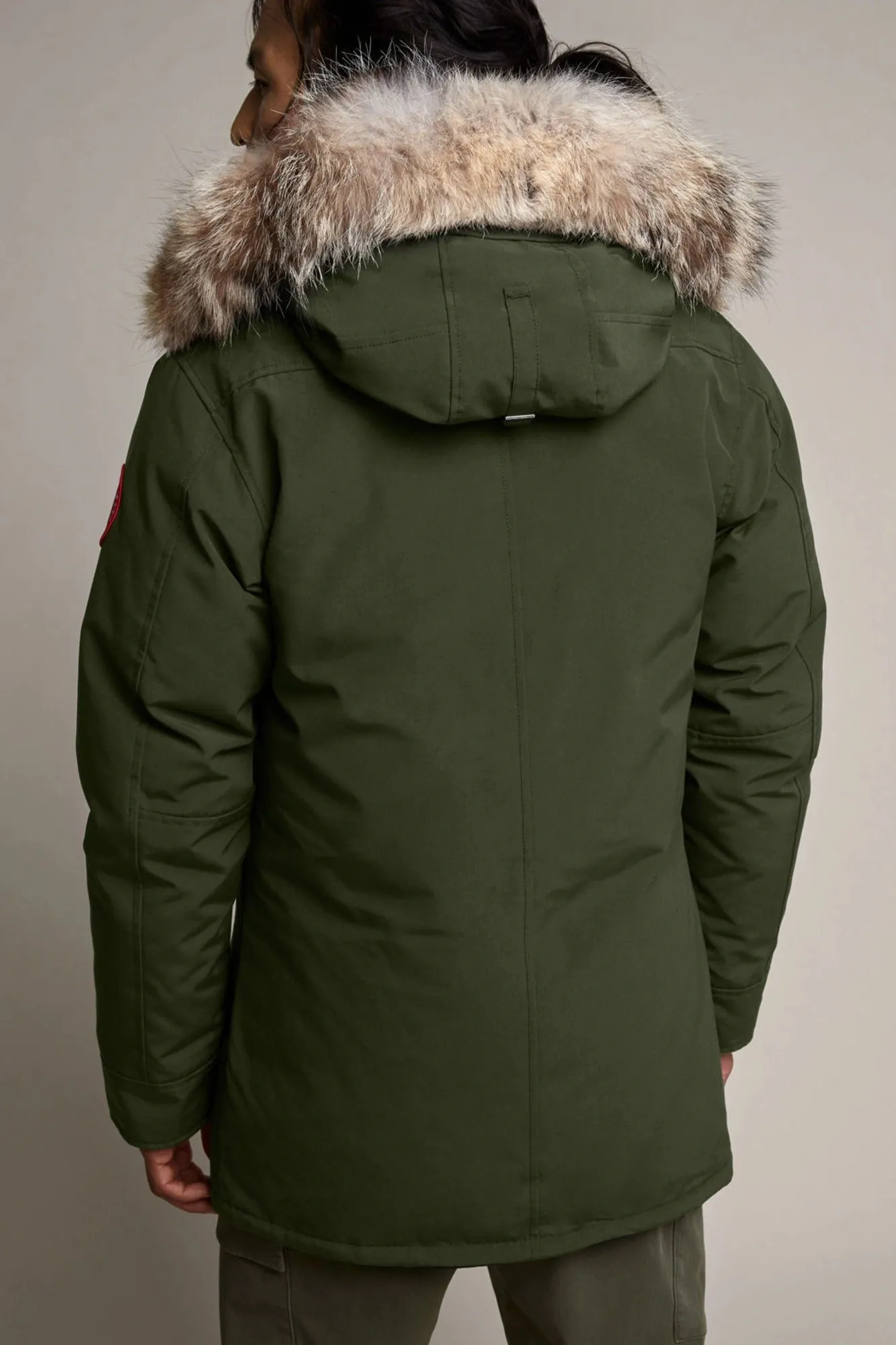 Mens Chateau Parka Fusion Fit Military Green 3426MA