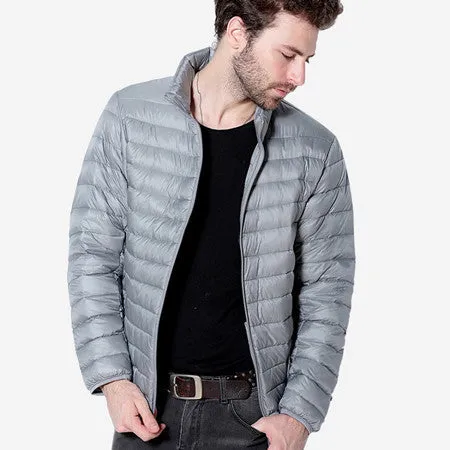 Mens Duck Down Jacket Men Solid Breathable Jackets Men Outdoors Coats Parka chaqueta hombre Plus Size 3XL