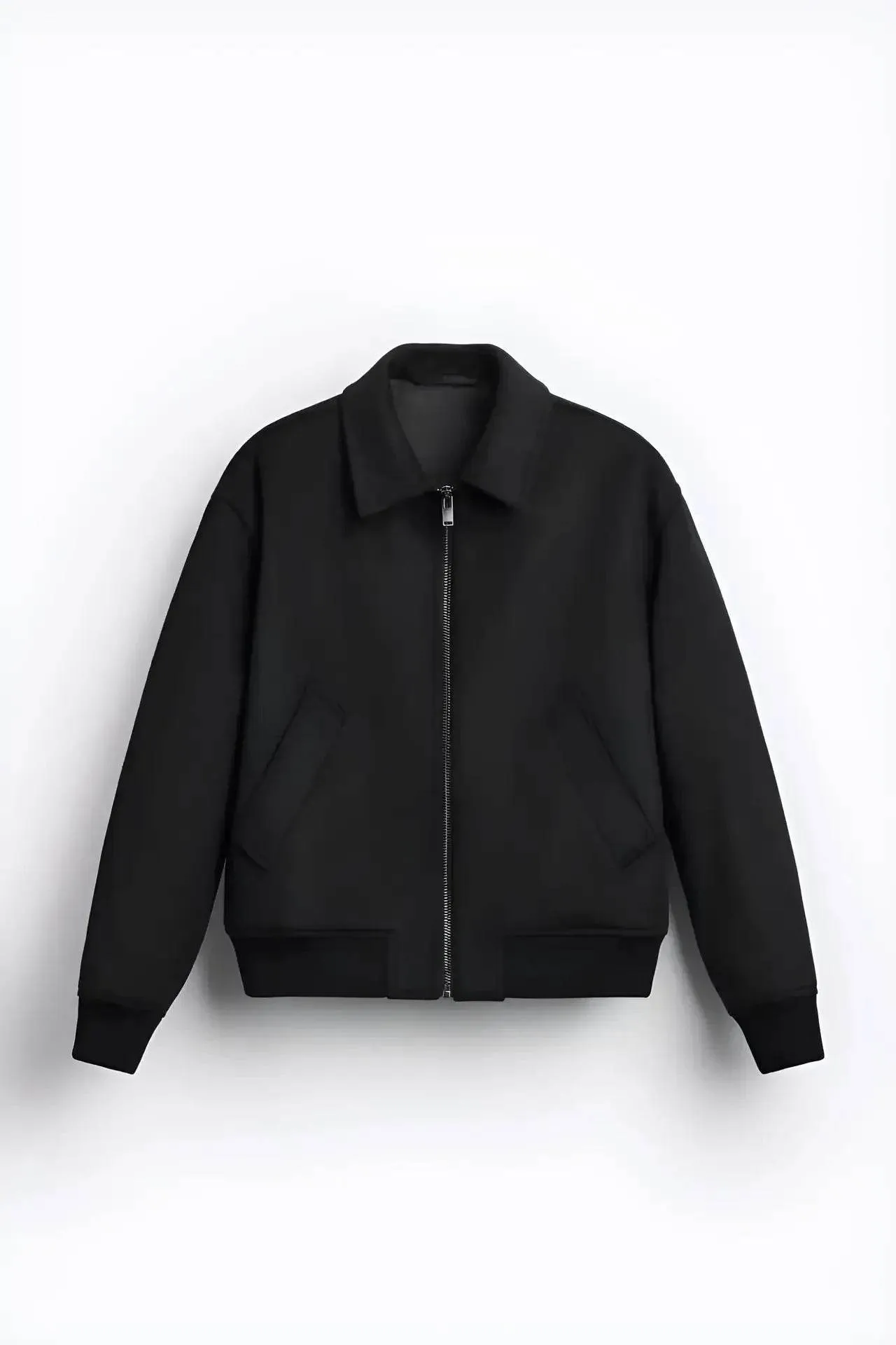 Men's Spring and Autumn Casual Woolen Coat, 2024 New Style, Fashionable Solid Color Lapel British Jacket Cardigan Coat M-XXL