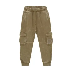 Minymo Boys Stone Washed Sweat Pants - Dijon