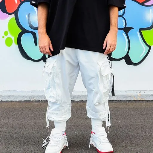 Mod Wave Movement MWM Pants- White