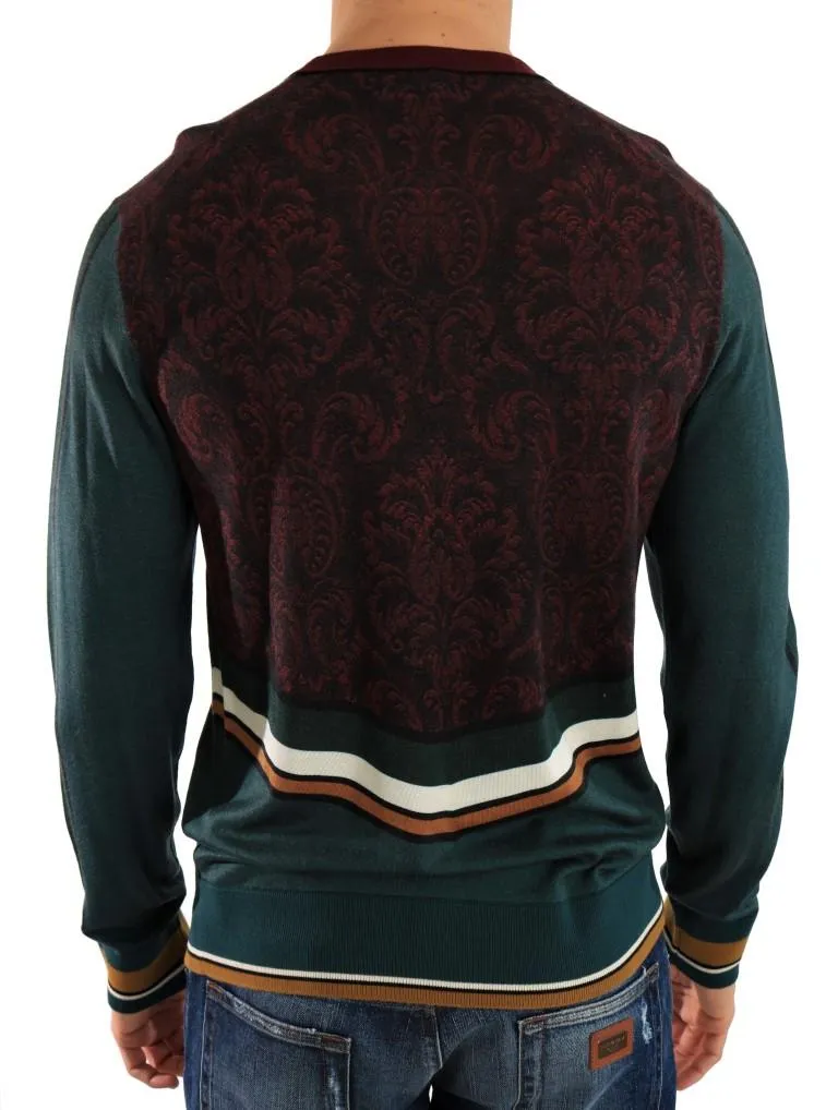 Multicolor Cashmere Silk Wool Sweater