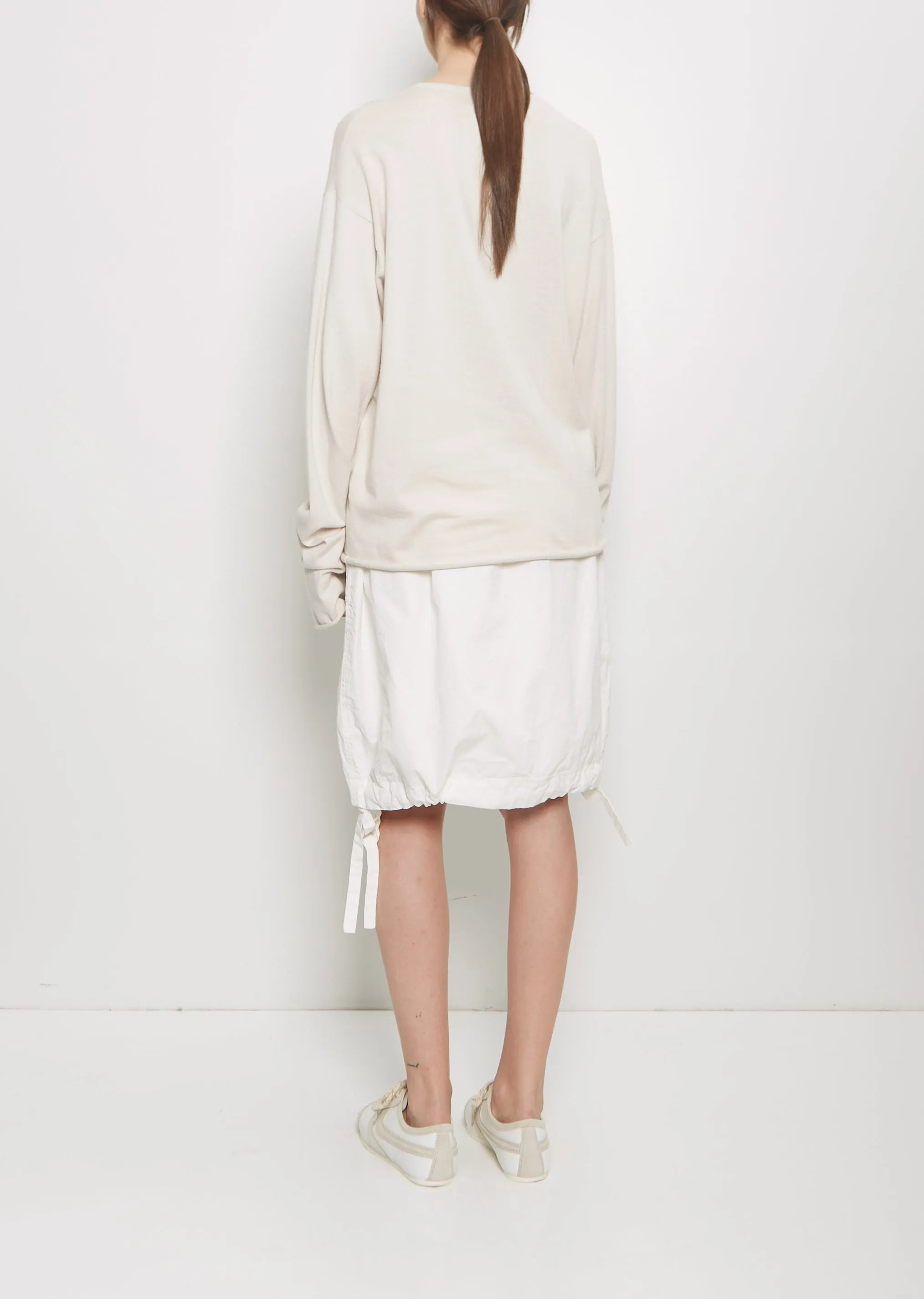 n°347 Aries Cotton Cashmere Sweater — Chalk