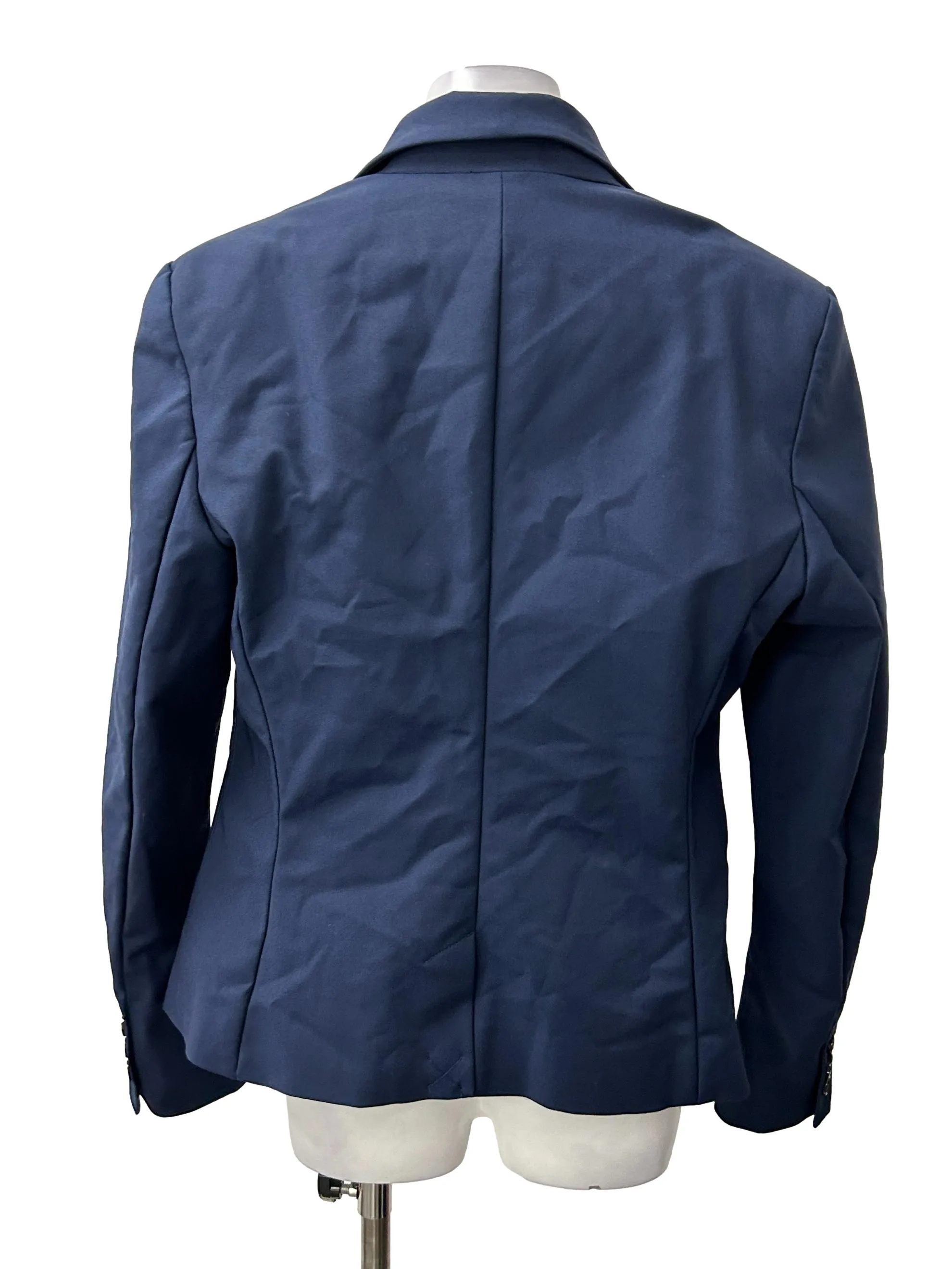 Navy Notch Lapel Blazer
