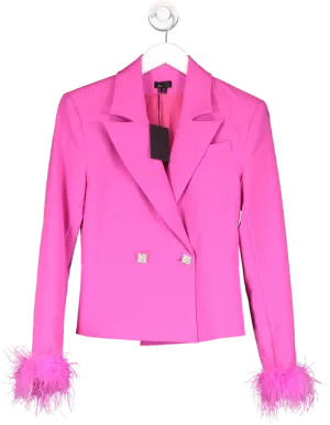 NBD Pink Elisha Blazer UK XXS