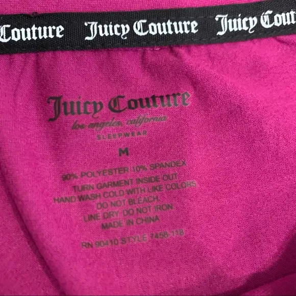 *NWT Juicy Couture Purple Pajama Loungewear Set Jogger Style Pants