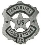 Old West Historic Replica Badge: US Marshal Tombstone AZ Shield