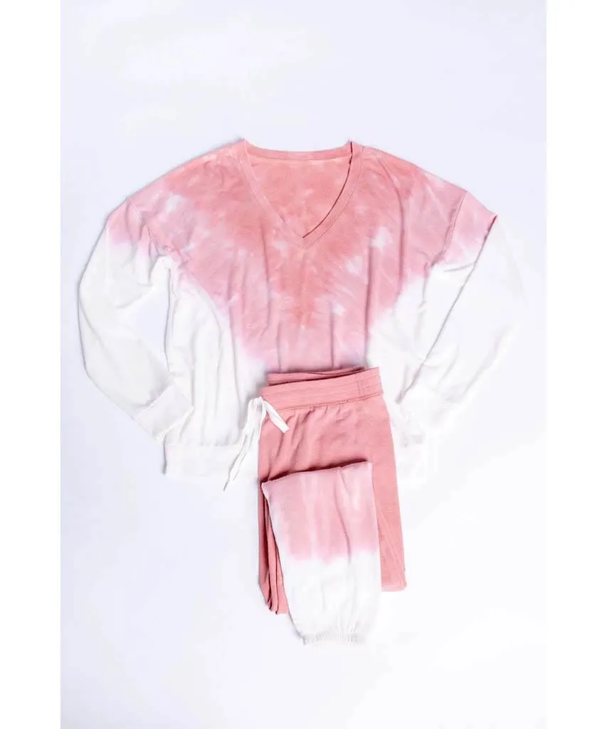 Ombre Peachy Lounge Set