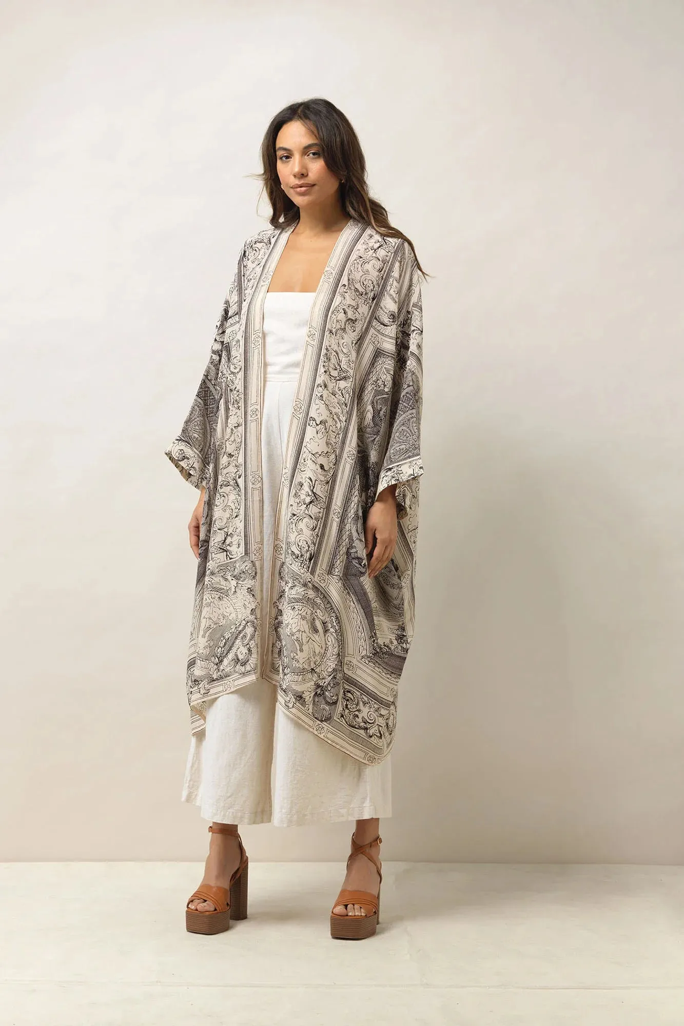 One Hundred Stars Cherub Natural Grande Kimono