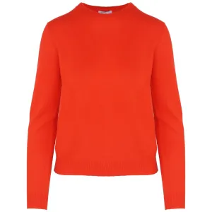 Orange Cashmere Women Sweater
