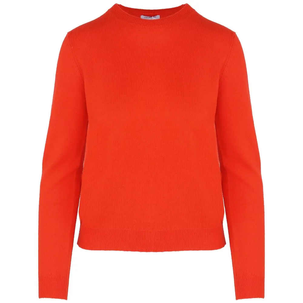 Orange Cashmere Women Sweater