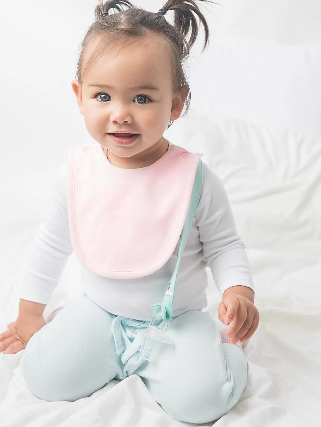 Organic Cotton Bib | Sky Blue