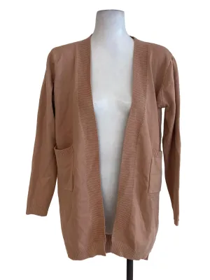 Peach Long Cardigan