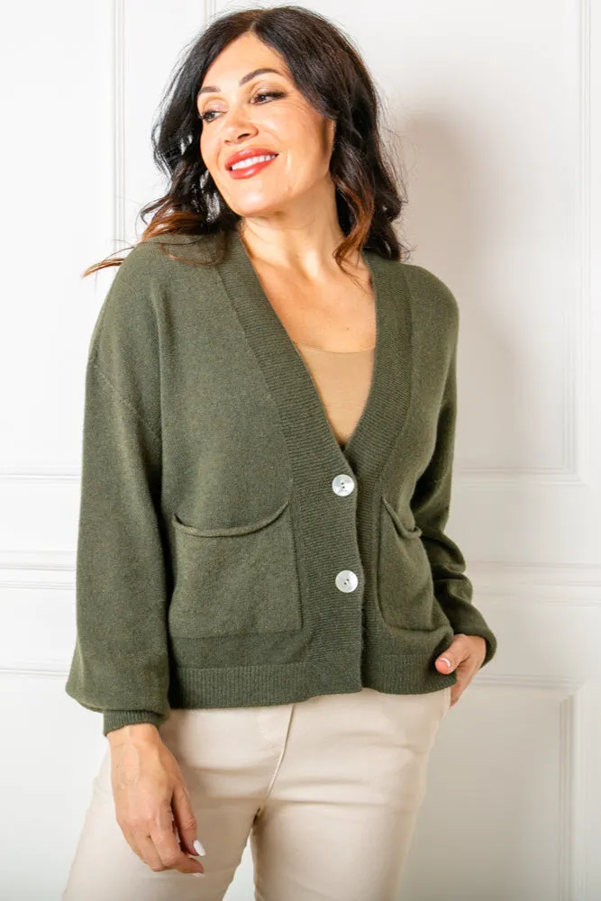 Pearl Button Cardigan